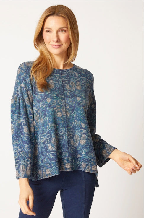 HC Rib Trim 3/4 Sleave Top