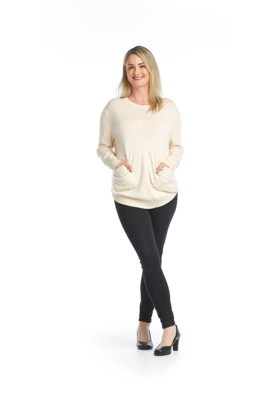 PPLN Tunic Sweater W/Rounded H